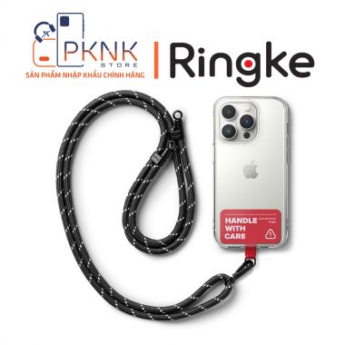 Dây Đeo Ringke Holder Link Strap | Tarpaulin Red - Black/White