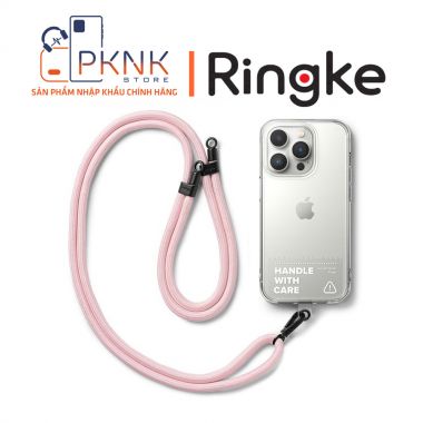 Dây Đeo Ringke Holder Link Strap | Clear - Pink