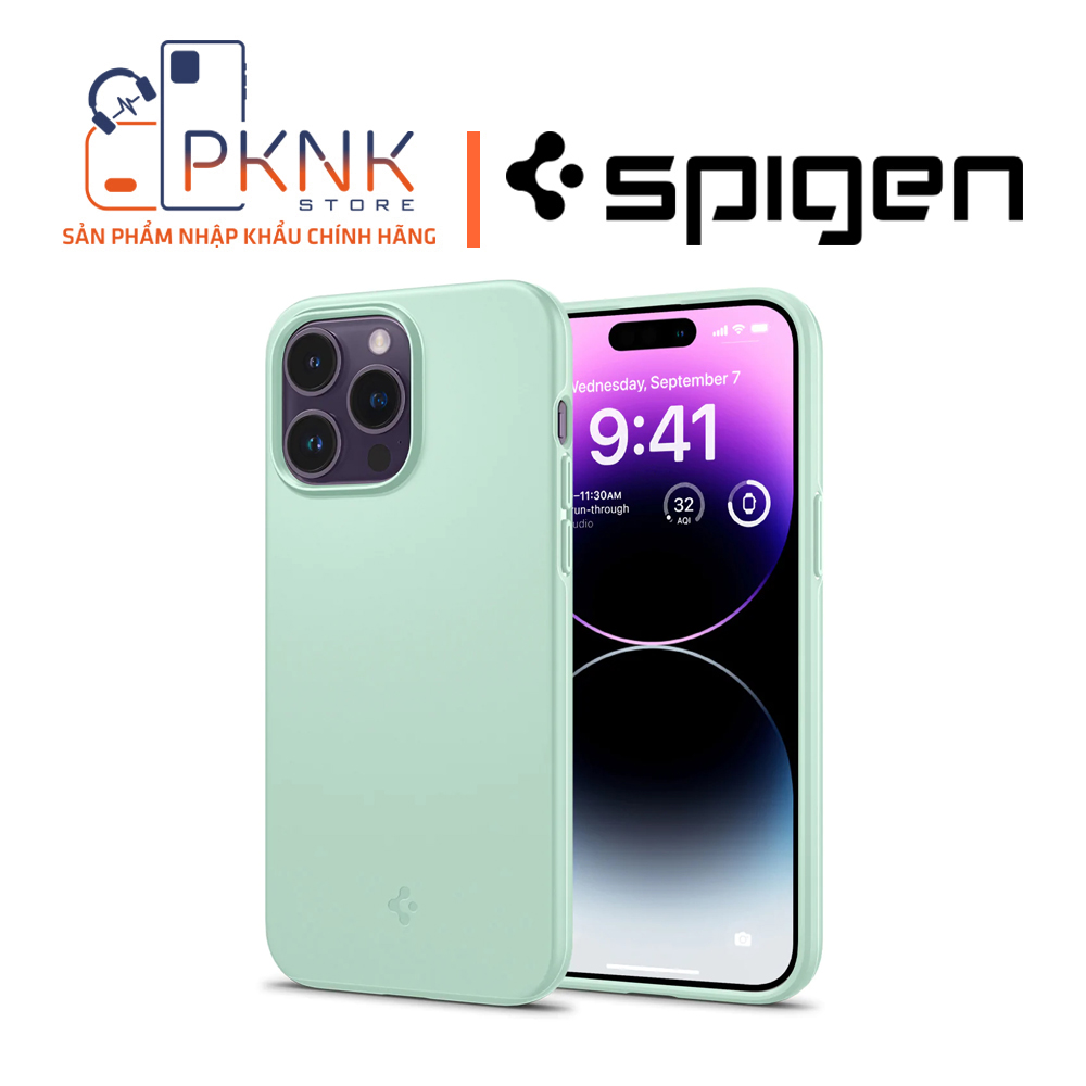 Ốp Lưng Spigen iPhone 14 Pro Thin Fit I APPLE MINT