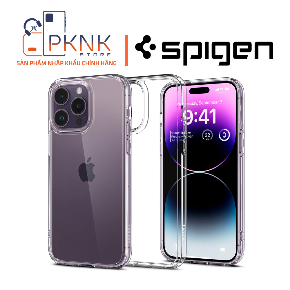 Ốp Lưng Spigen iPhone 14 Pro Air Skin Hybrid I CRYSTAL CLEAR