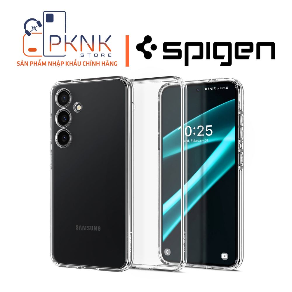 Ốp lưng Spigen Galaxy S24 Plus Liquid Crystal I Crystal Clear