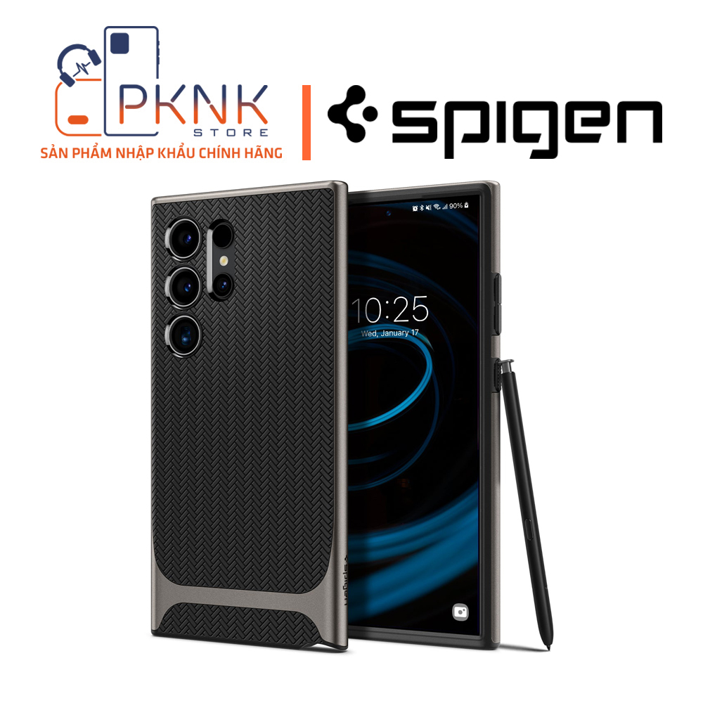 Ốp lưng Spigen Galaxy S24 Ultra Neo Hybrid I Gunmetal
