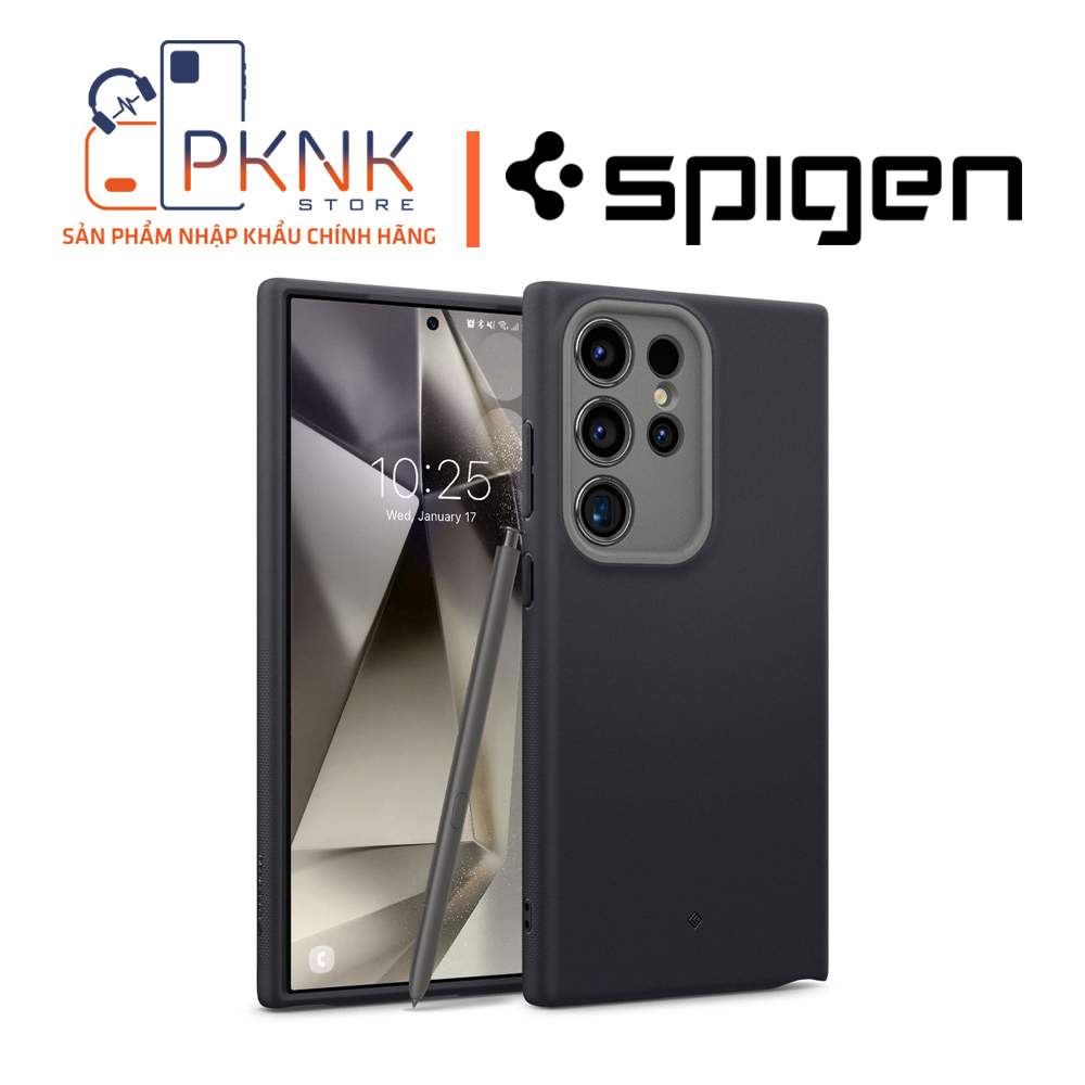 Ốp lưng Spigen Galaxy S24 Ultra Nano Pop I Black Sesame