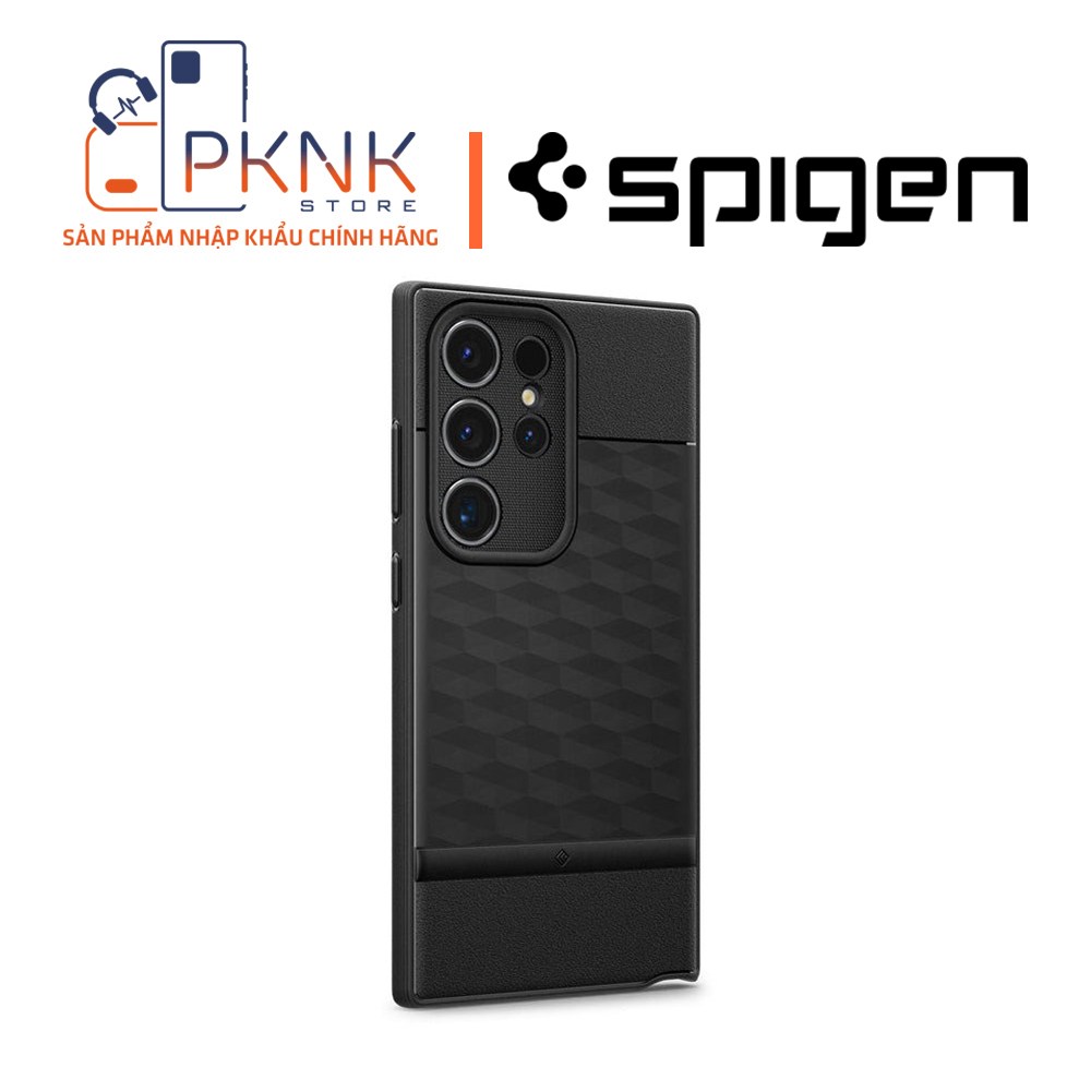 Ốp lưng Spigen Galaxy S24 Ultra Parallax I Matte Black