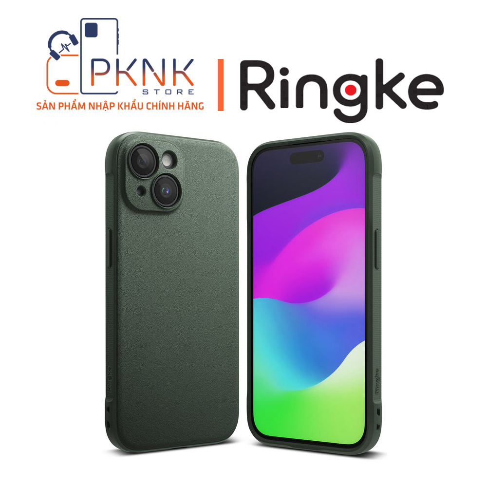 Ốp Lưng Ringke iPhone 15 | Onyx - Dark Green