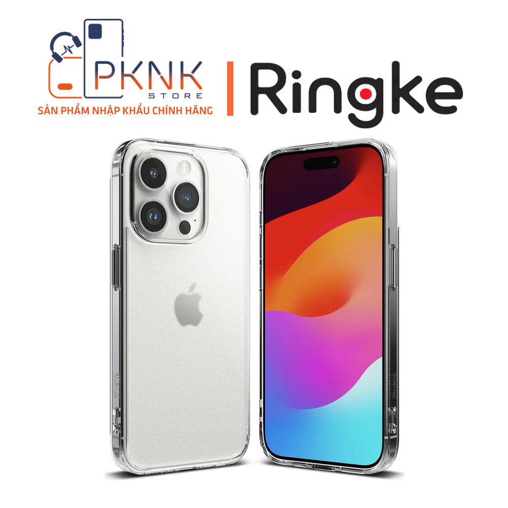 Ốp Lưng Ringke iPhone 15 Pro Max | Fusion - Matte Clear