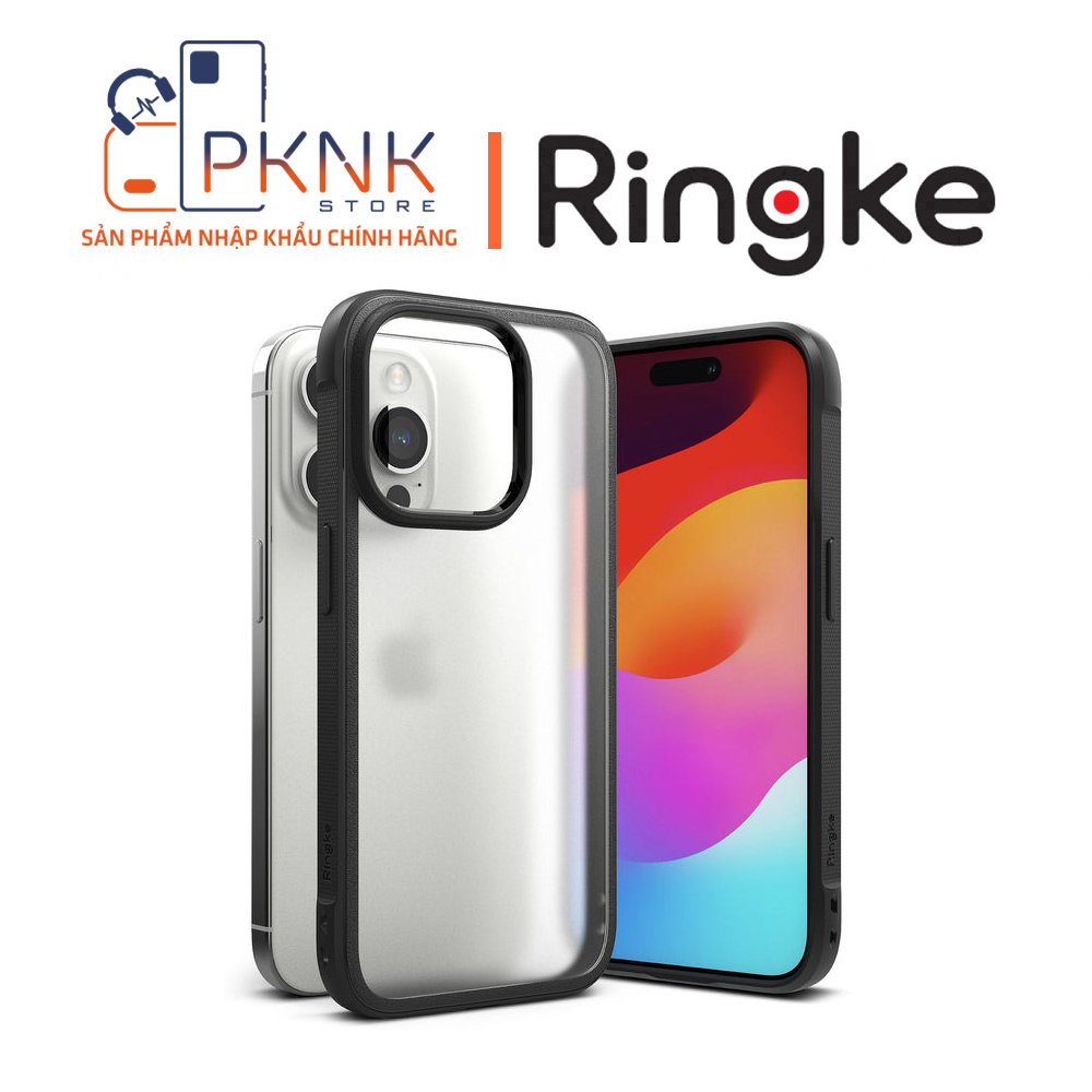 Ốp Lưng Ringke iPhone 15 Pro | Fusion Blod - Matte/Black