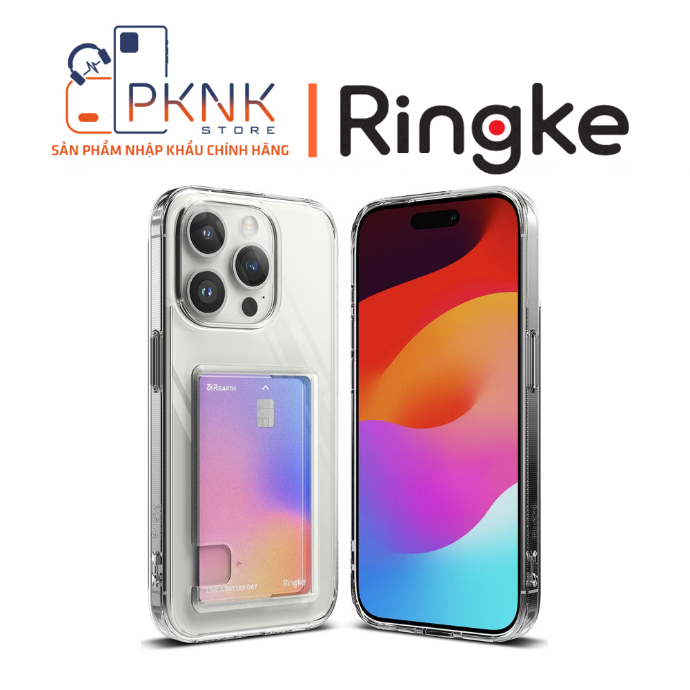 Ốp Lưng Ringke iPhone 15 Pro | Fusion Card - Clear