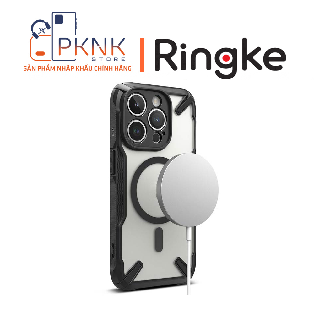 Ốp Lưng Ringke iPhone 15 Pro | Fusion X Magnetic - Clear