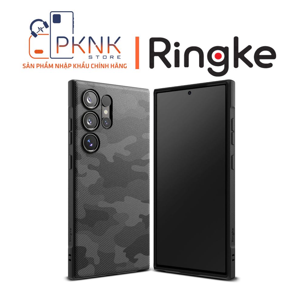 Ốp Lưng Ringke Galaxy S24 Ultra | Onyx Design - Camo Black