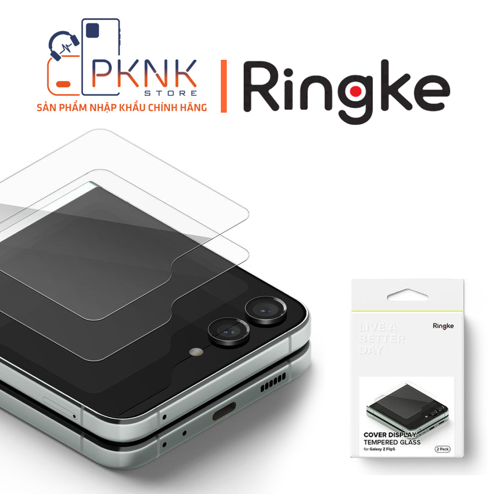 Bộ 2 Kính Cường Lực Ringke Galaxy Z Flip 5 | Cover Display Glass