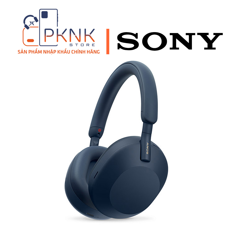 Tai nghe Sony chống ồn WH-1000XM5 Xanh Bóng Đêm