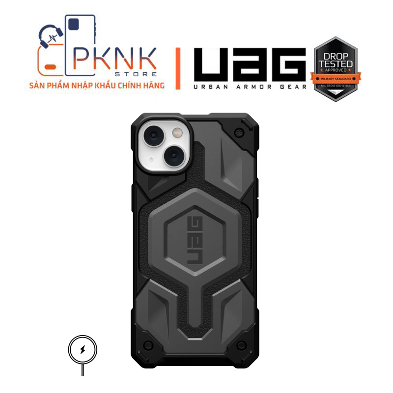 ỐP LƯNG UAG MONARCH PRO W MAGSAFE CHO IPHONE 13/14 - SILVER