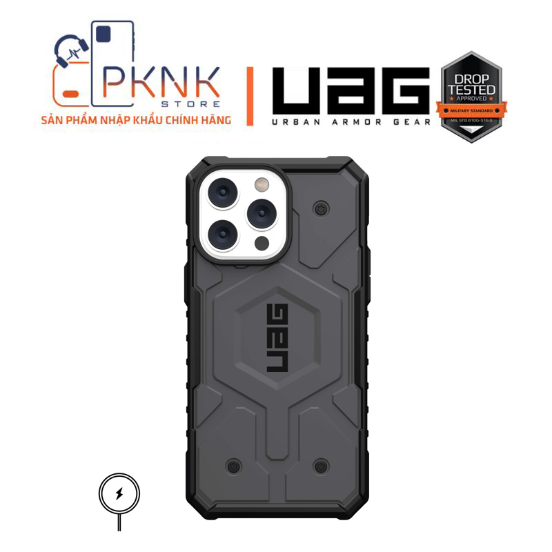 ỐP LƯNG UAG PATHFINDER W MAGSAFE IPHONE 14 PRO MAX - SILVER